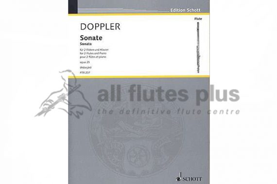 Doppler Sonata Opus 25-2 flutes and Piano-Schott