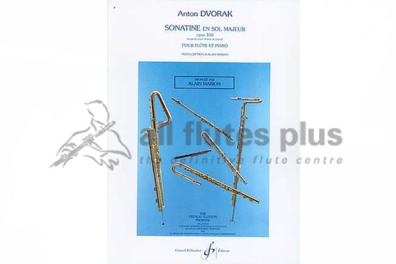 Dvorak Sonatine in G Major Op 100-Flute and Piano
