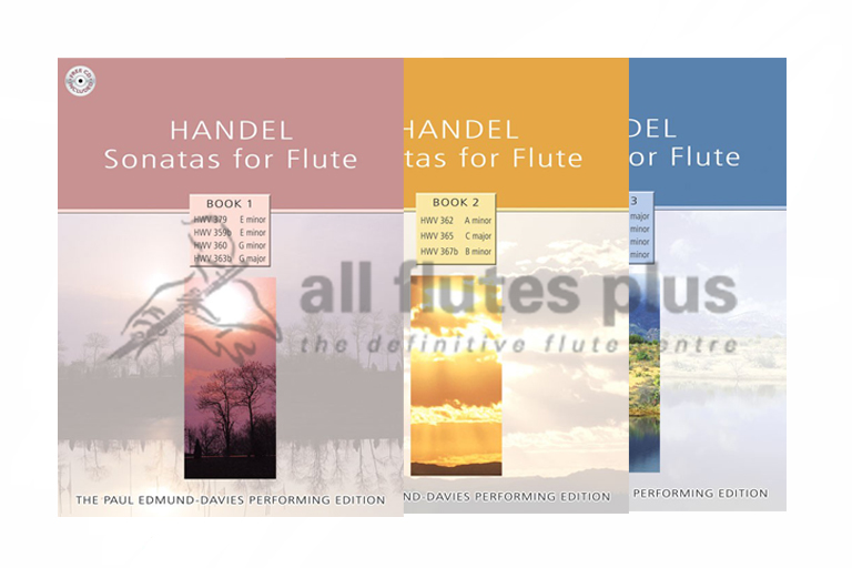 Handel Sonatas for Flute–Flute and Piano with CD