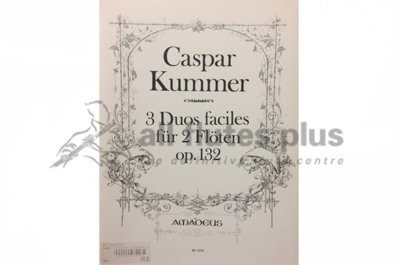 Kummer 3 Easy Duos Op 132 for 2 Flutes