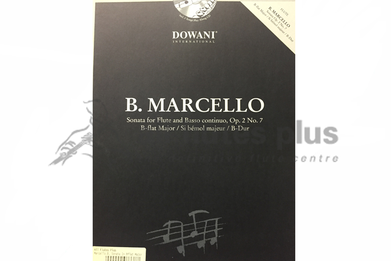 Marcello Sonata in B Flat Major Op 2 No 7 for Flute & Basso Continuo