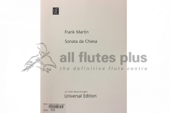 Martin Sonata Da Chiesa-Flute and Organ-Universal Edition