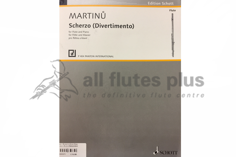 Martinu Scherzo-Divertimento for Flute and Piano