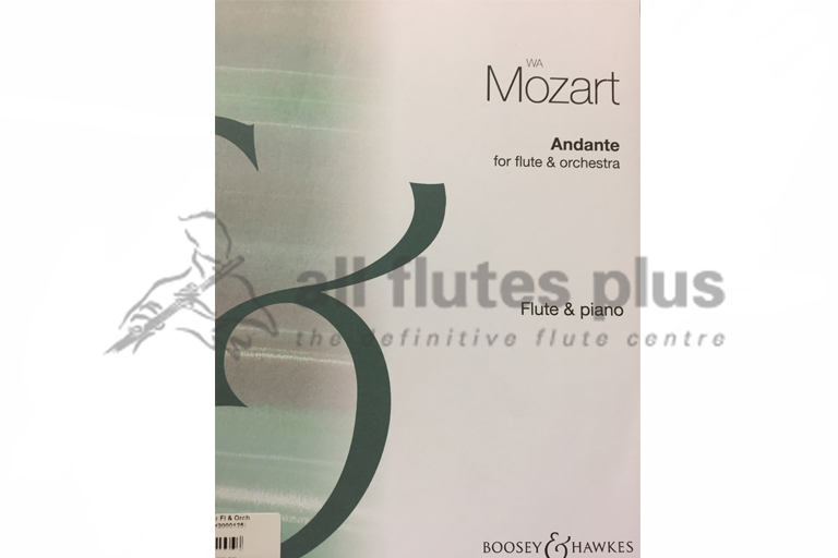 Mozart Andante in C Major-Flute and Piano