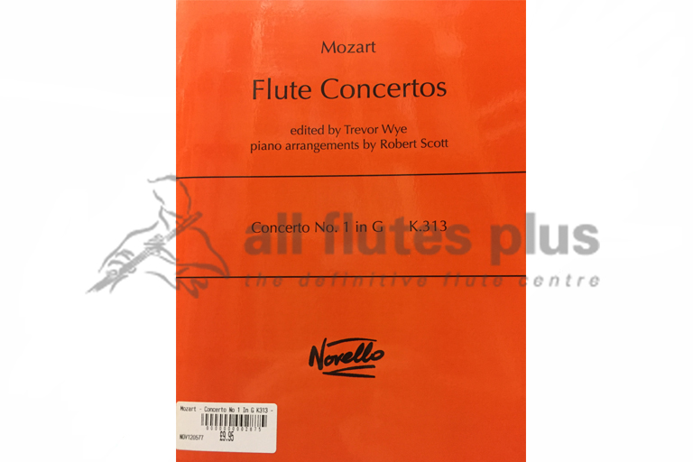 Mozart Concerto No 1 in G Major K313 for Flute and Piano-Novello
