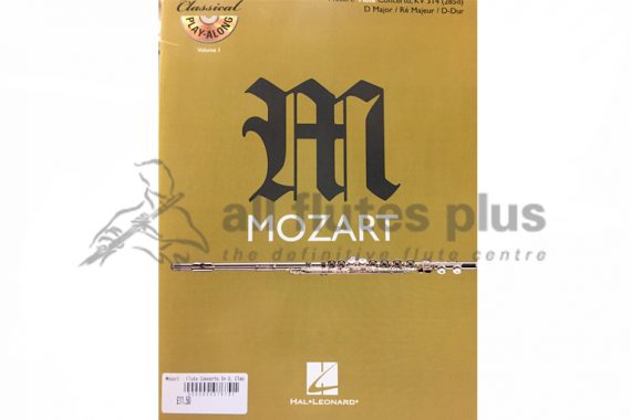 Mozart Concerto in D Major KV 314-Flute with Play-Along CD-Hal Leonard