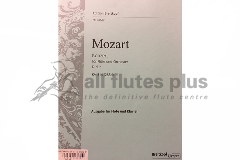 Mozart Concerto in D Major KV314 (285d)-Flute and Piano