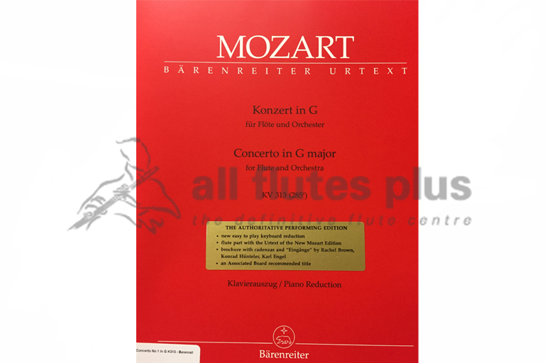 Mozart Concerto in G Major KV313-Flute & Piano