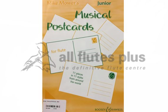Musical Postcards Junior for Solo Flute by Mower