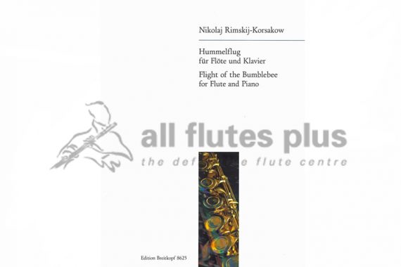 Rimsky-Korsakov-Flight of the Bumblebee-Flute and Piano-Breitkopf