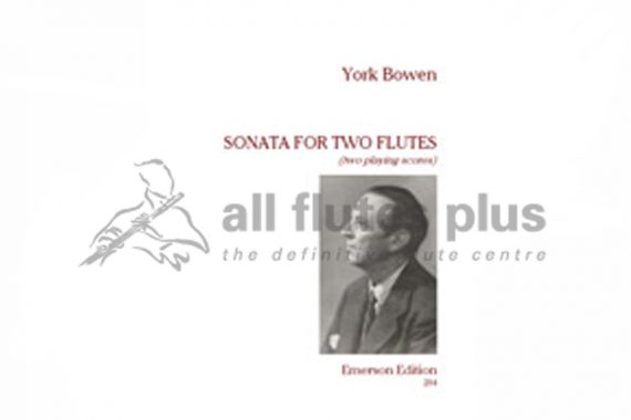 Bowen Sonata-Two Flutes-Emerson Edition