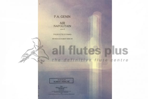 Genin Air Napolitain Opus 8-Flute and Piano-Billaudot