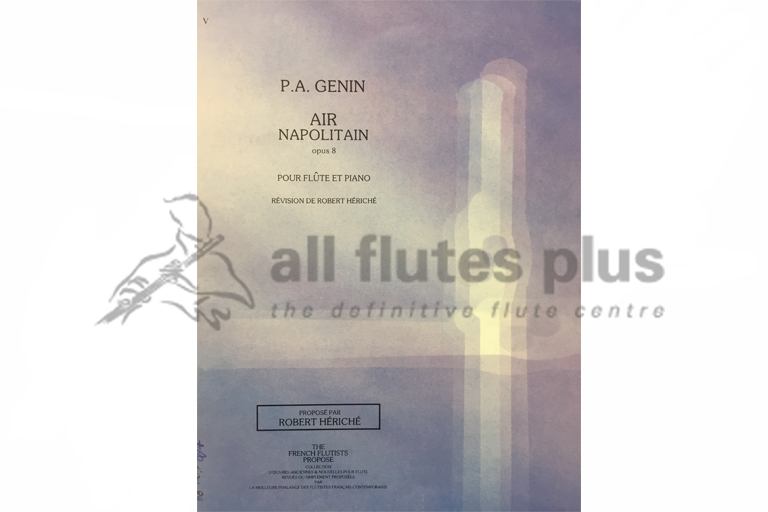 Genin Air Napolitain Opus 8 for Flute and Piano