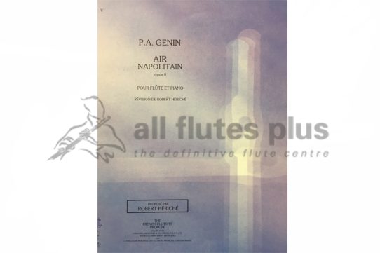 Genin Air Napolitain Opus 8 for Flute and Piano