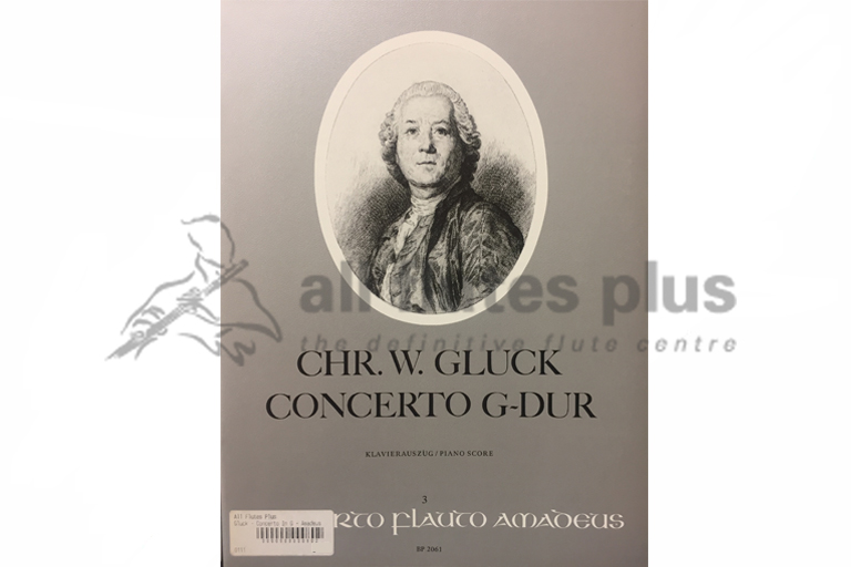 Gluck Concerto in G Major-Flute & Piano