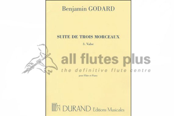 Godard Suite de Trois Morceaux Op 116 'Valse' for Flute and Piano
