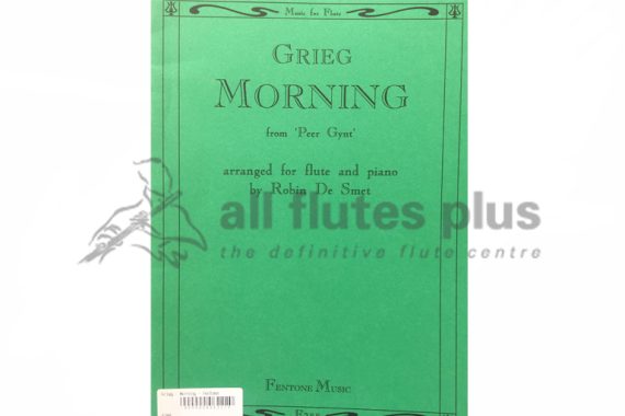 Grieg Morning from Peer Gynt for Flute and Piano