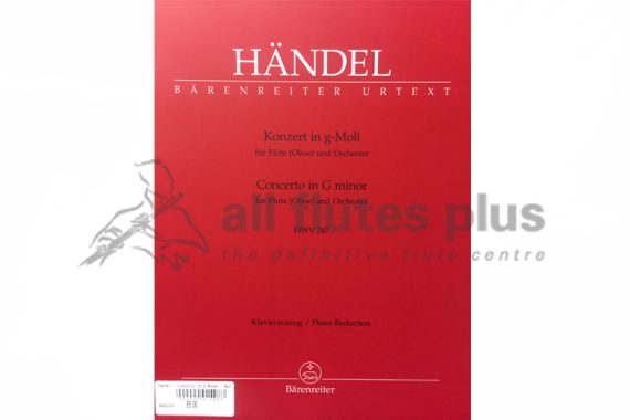 Handel Concerto in G Minor for Flute and Piano