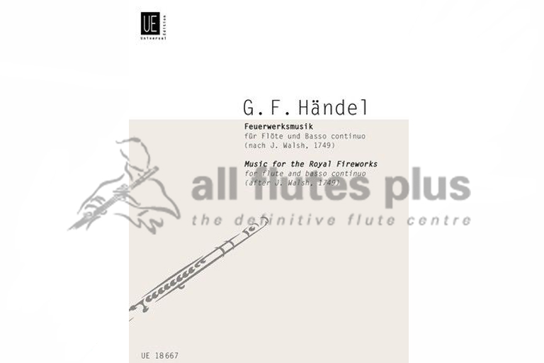 Handel Fireworks Music for Flute and Basso Continuo