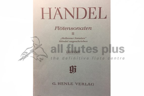 Handel Hallenser Sonatas for Flute and Piano