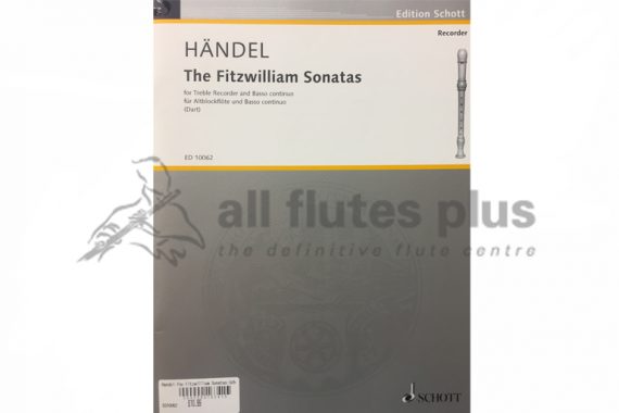 Handel The Fitzwilliam Sonatas-Flute and Basso Continuo-Schott