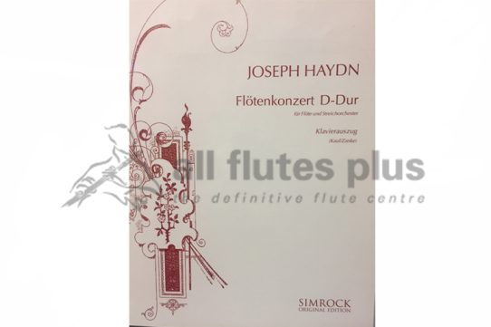 Haydn Flute Concerto in D Major for Flute & Piano-Simrock Edition