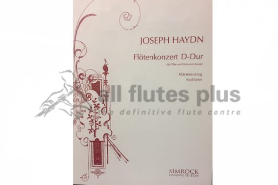Haydn Flute Concerto in D Major for Flute & Piano-Simrock Edition