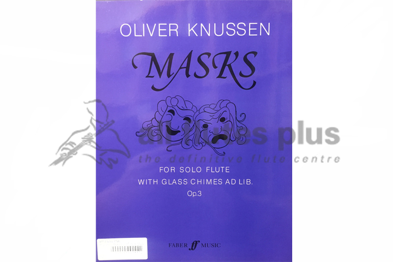 Knussen Masks Op 3 for Solo Flute with Glass Chimes ad Lib