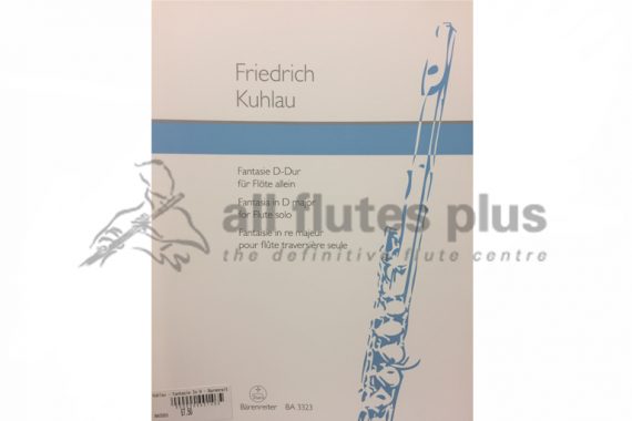 Kuhlau Fantasia in D Major-Flute Solo-Barenreiter