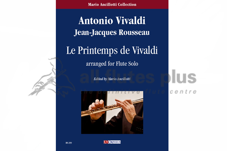 Vivaldi Le Printemps de Vivaldi for Flute Solo