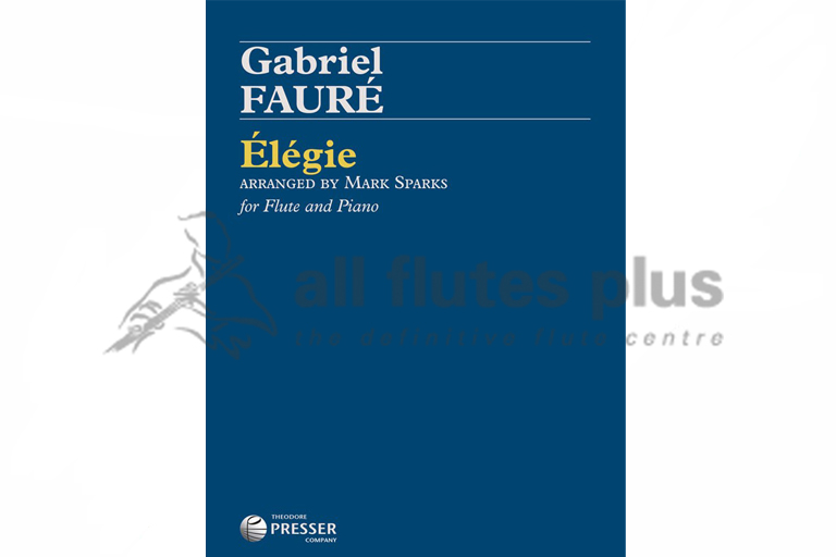 Faure Elegie for Flute and Piano