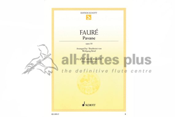 Faure Pavane Opus 50 for Flute and Piano