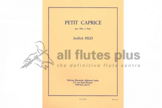 Feld Petit Caprice-Flute and Piano-Leduc