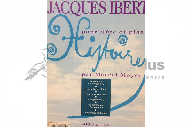 Ibert Histoires for Flute and Piano