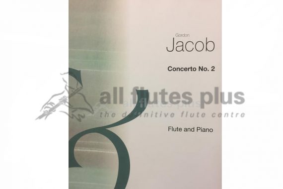 Jacob Concerto No 2-Flute and Piano-Boosey and Hawkes