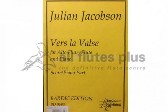 Jacobson Vers La Valse-Alto Flute, Flute and Piano-Bardic Edition