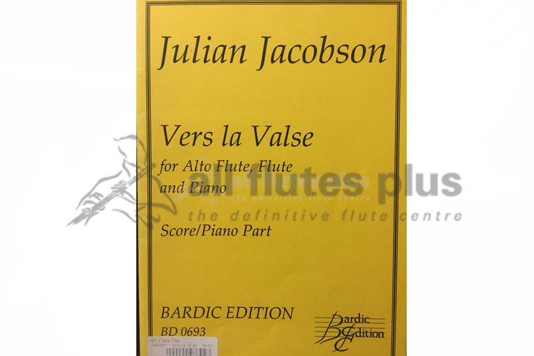 Jacobson Vers La Valse for Alto Flute / Flute and Piano
