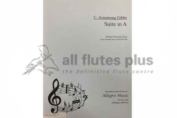 Armstrong Gibbs Suite in A-Flute and Piano-OUP