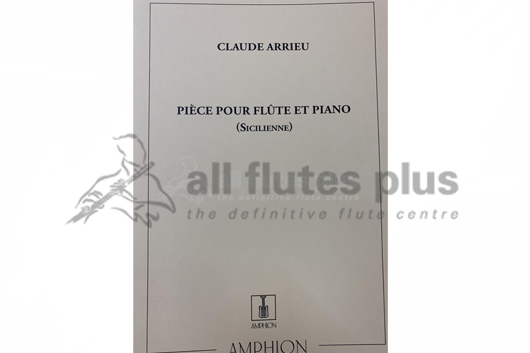 Arrieu Piece Sicilienne-Flute and Piano-Amphion