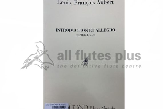 Aubert Introduction and Allegro for Flute and Piano