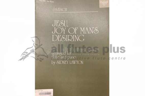 JS Bach Jesu Joy of Man's Desiring-Flute & Piano