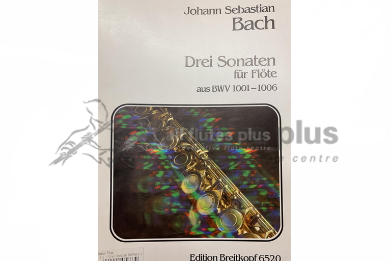 JS Bach Three Sonatas for Flute on BWV 1001-1006