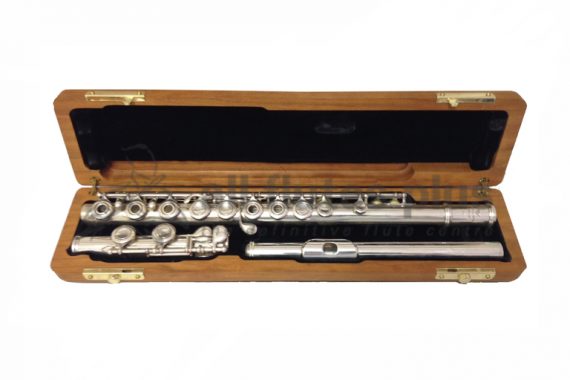 Powell Commercial All Silver Secondhand Flute with Inline G and C Footjoint-c8239