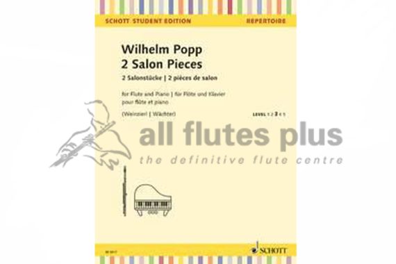 Popp 2 Salon Pieces for Flute and Piano