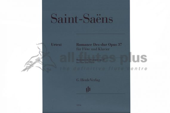 Saint Saens Romance Opus 37-Flute and Piano-Henle Verlag