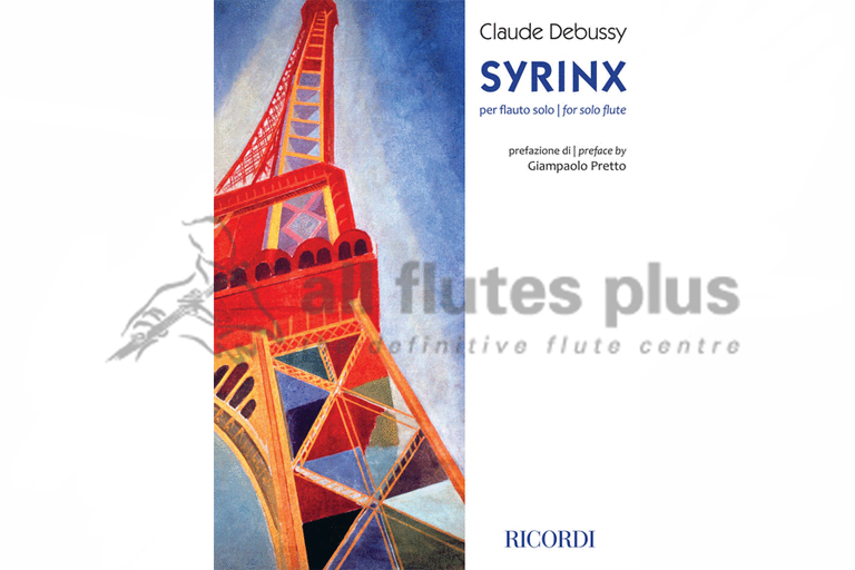 Debussy Syrinx for Solo Flute-Ricordi