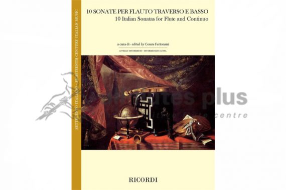 10 Italian Sonatas-Flute and Continuo-Ricordi
