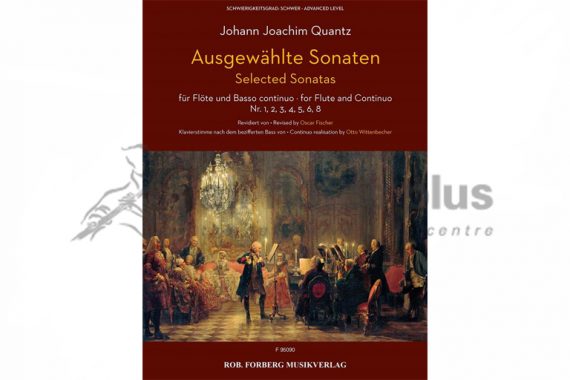 Quantz Selected Sonatas-Flute and Basso Continuo-Rob Forberg Musikverlag
