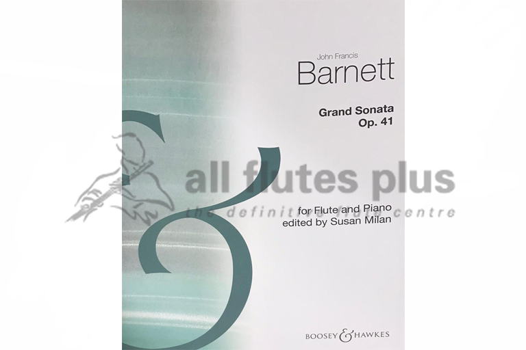 Barnett Grand Sonata Op 41 for Flute and Piano