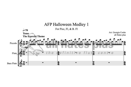 AFP Halloween Medley-Flute Trio-All Flutes Plus-Digital Download
